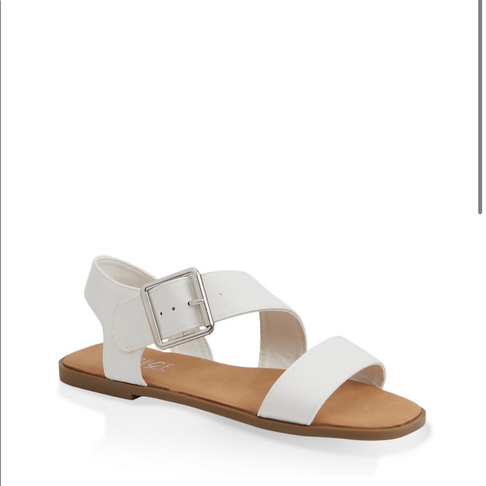 Cute white sandals